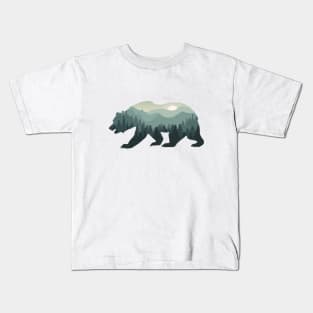 mountain bear Kids T-Shirt